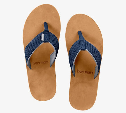 Hari Mari Flip Flops Mens Scouts Indigo Gray US sizes 8-13 NEW