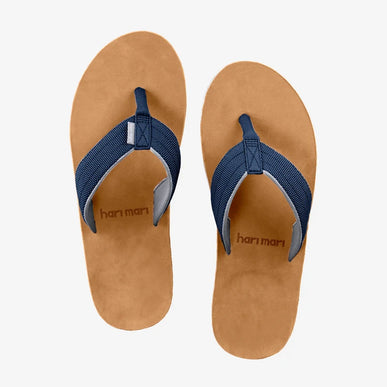Hari Mari Flip Flops Mens Scouts Indigo Gray US sizes 8-13 NEW
