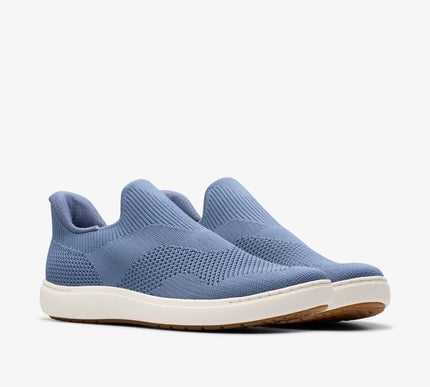Clarks Nalle Step Blue Grey Knit Sneaker Women's sizes US 5-11 NEW!!!