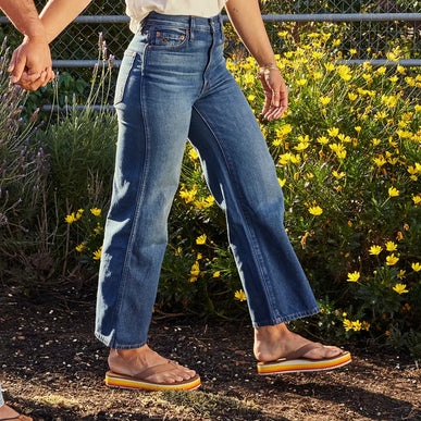 Hari Mari Flip Flops Womens Dunes Sunset Acorn US Sizes 6-11 NEW