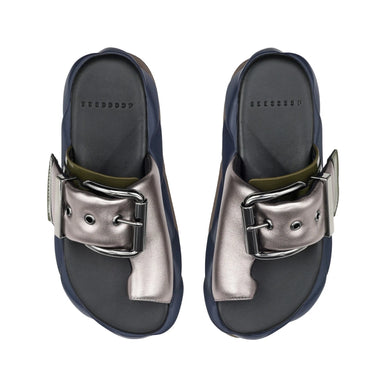 4CCCCEES Mellow Glow Gun Metal Platform Sandal Womens Sizes 36-41 NEW