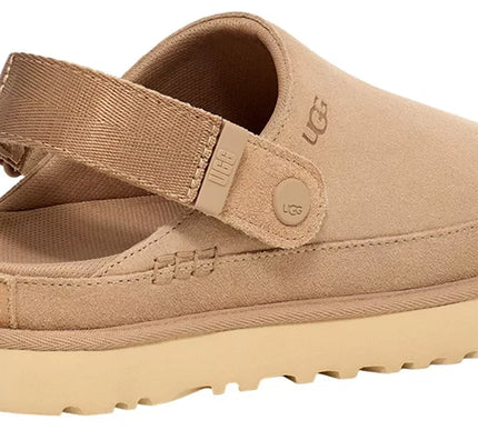 UGG Goldenstar Clog Sand Suede Platform Womens US sizes 5-12/NEW