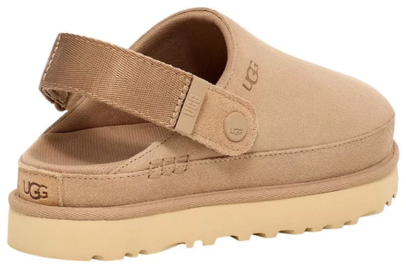 UGG Goldenstar Clog Sand Suede Platform Womens US sizes 5-12/NEW