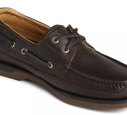 Sperry Gold Cup Mako 2 Eye Moc Amaretto Brown Boat Shoe US sizes 8-15/NEW WIDE!!
