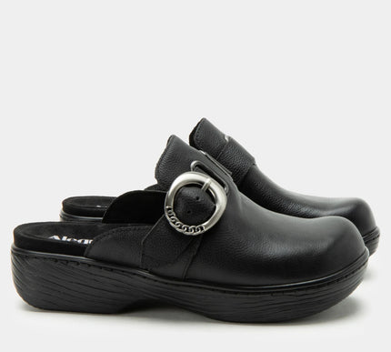 Alegria Osmosis Black Clog Leather Shoe Womens sizes 35-42 NEW