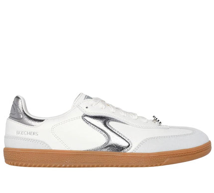 SKECHERS Hotshot Cool Glow White Silver Sneaker Women's sizes 5-11/NEW!!!