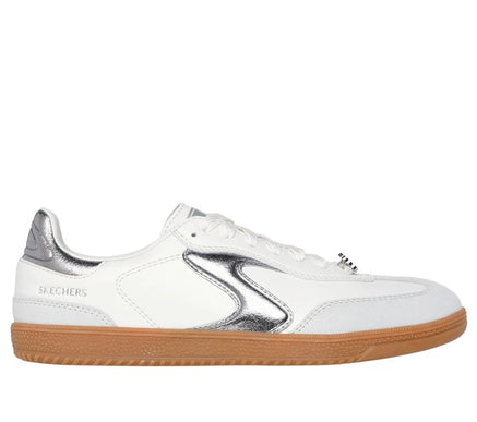 SKECHERS Hotshot Cool Glow White Silver Sneaker Women's sizes 5-11/NEW!!!