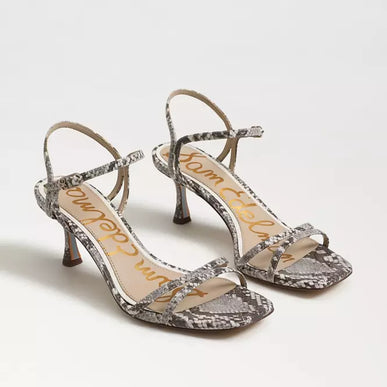 Sam Edelman Presley Python Strappy Kitten Heel Sandal Women's sizes 6-11/ NEW!!