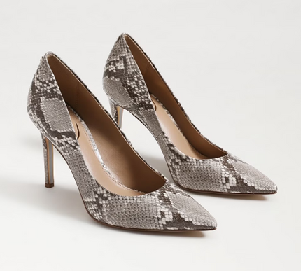 Sam Edelman Hazel Seashell Python Pointed Toe Pump Women's sizes 6-10/ NEW!!!