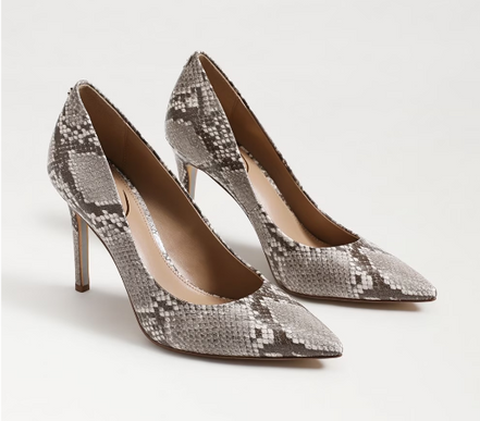 Sam Edelman Hazel Seashell Python Pointed Toe Pump Women's sizes 6-10/ NEW!!!