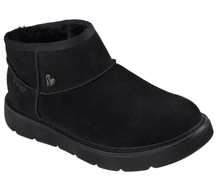 Skechers Slip-ins: Keepsakes Cozy - Cozy Mini Black Bootie Womens sizes 6-11 NEW