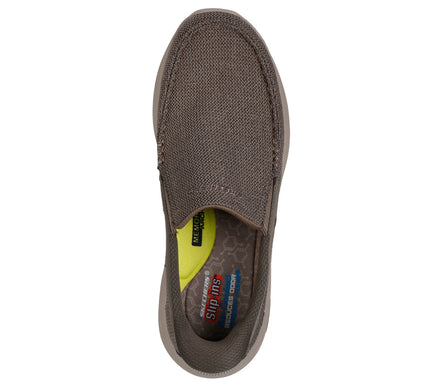 SKECHERS Pollard-Wilfred Taupe RF Slip-ins Loafer Shoe Men's sizes 7-14/NEW!!