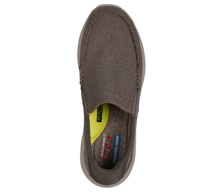SKECHERS Pollard-Wilfred Taupe RF Slip-ins Loafer Shoe Men's sizes 7-14/NEW!!