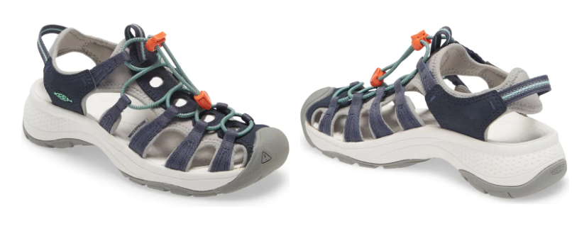 Keen Astoria West Navy Beveled Glass Waterfront Sandal Women's sizes 5-12/NEW!!!