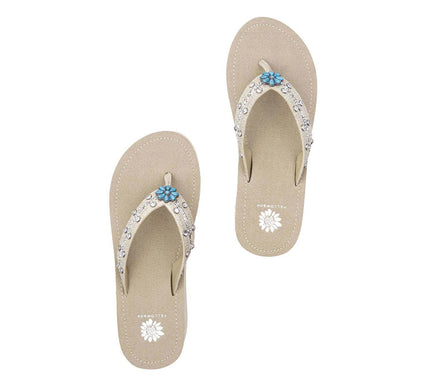 Yellow Box Terell Taupe Wedge Toe Post Sandal Women's sizes 6-10/NEW!