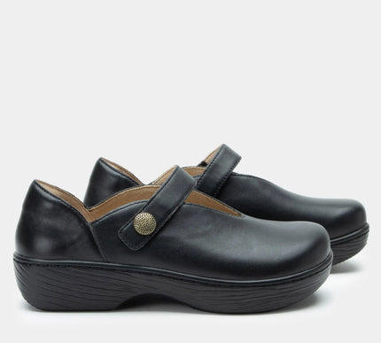 Alegria Ophelia Black Leather Shoe Womens sizes 35-43 NEW