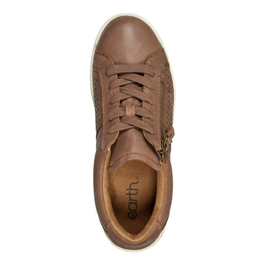 Earth Netta Dark Natural Brown  Lace-up Sneaker Shoes Womens sizes 6-10 NEW M