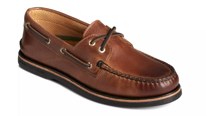 Sperry Gold Cup A/O 2 Eye Burnished Tan Boat Shoe Men's sizes 7-14 NEW!! WIDE