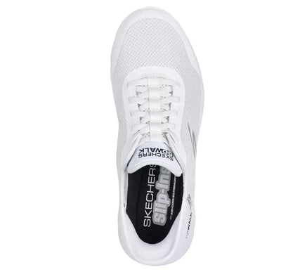 SKECHERS Go Walk Flex Hands Free White Slip-ins Sneaker Men's sizes 7-14/NEW!!!