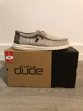 Hey Dude Wally Stretch Limestone Sneaker Shoe Men's Sizes US 7-15/NEW!!!!