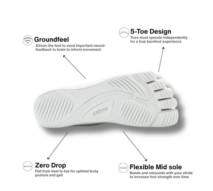 Peluva Strand Sport Mesh Various Colors Barefoot Toe Shoes Womens US Sizes 6-11