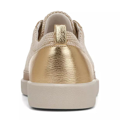Vionic Winny Linen Canvas Natural Gold Sneaker Women's sizes 5-11/NEW!! MEDIUM