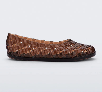 Melissa Possession Ballerina Flat in Brown Womens US sizes 6-10