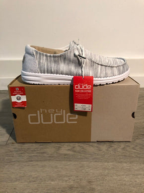 Hey Dude Wendy Sox Glacier Grey Sneaker Shoe Slip On Women's Sizes US 5-12/NEW!!