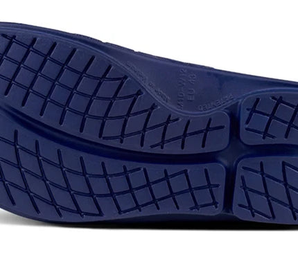 OOFOS OOahh Sport Flex Sandal Slide Navy Mens and Womens Sizes M4/W6-M13/W15