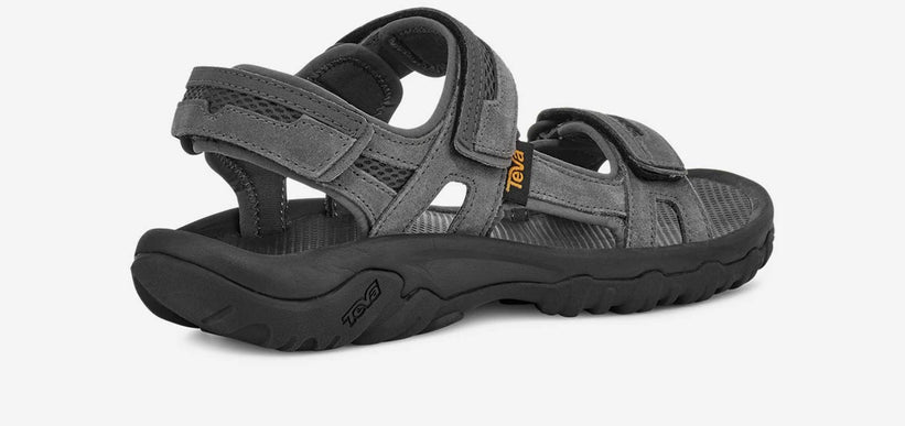 Teva Hudson Dark Dull Grey  Strappy Sandal Men's US Sizes 7-15 NIB