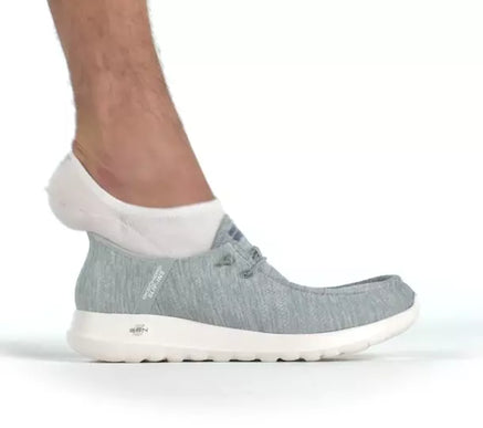 SKECHERS Go Walk Max-Halycon White Gray Slip-ins Sneaker Men's sizes 7-14/NEW!!