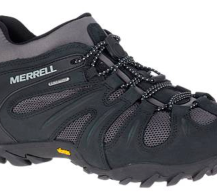 Merrell Chameleon 8 Stretch WP Black Hiking Boot Shoe Mens US sizes 7-15/NEW