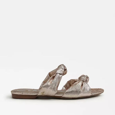 Circus by Sam Edelman Marissa Pleated Gold Sandal Women's US sizes 6-10 NEW!!