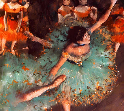 Edgar Degas "The Green Dancer" 11x14 Color Gloss Print