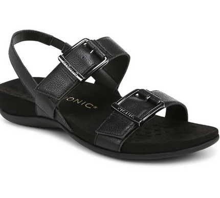 Vionic Reese Black Slingback Strappy Comfort Sandal Women's sizes 5-12 NEW!!!!