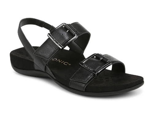Vionic Reese Black Slingback Strappy Comfort Sandal Women's sizes 5-12 NEW!!!!