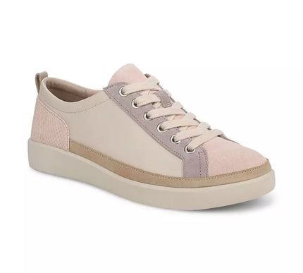 Vionic Winny Parchment Leather Snake Gold Sneaker Women's sizes 5-11/NEW!!