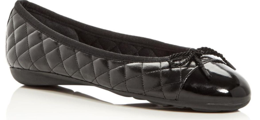 Paul Mayer Attitudes Best Patent Black/Nappa Black Ballet Flat Womens sizes 5-11