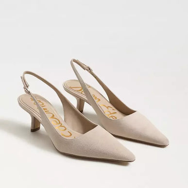 Sam Edelman Bianka Slingback Cappuccino Suede Pump Women's sizes 6-11/ NEW!!