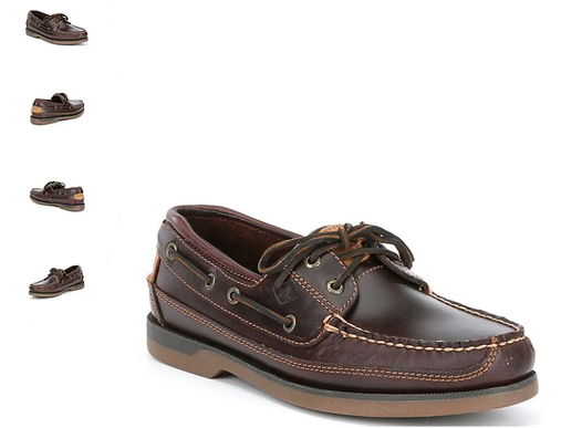 Sperry Top-Sider Mako 2 Eye Moc Amaretto Brown Boat Shoe US sizes 8-15/NEW WIDE!