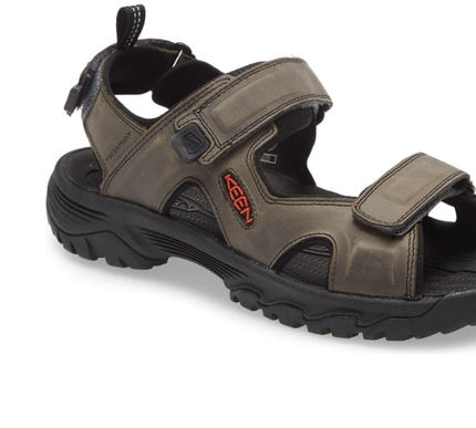 Keen Targhee III Open Toe Sandal Grey/Black Men's sizes 7-15/NEW!!!