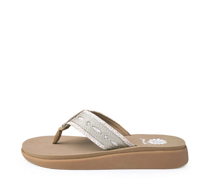 Yellow Box Galya Sand Flatform Toe Post Sandal Women's sizes 6-10/NEW!