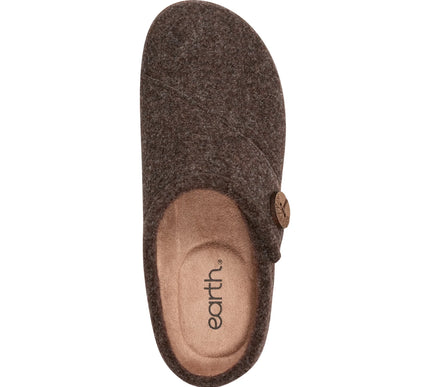 Earth Ezra2 Dk Brown Round Toe Casual Slip-on Flat Clogs Womens sizes 6-10 NEW M