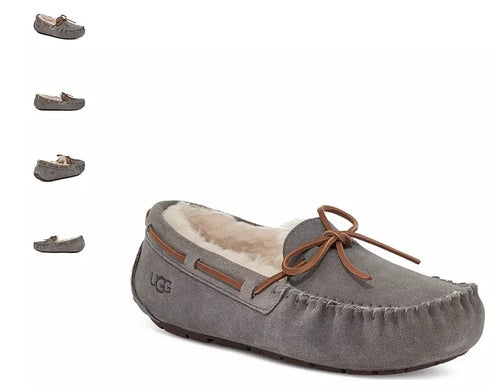 UGG Dakota Pewter Moccassin Slipper Women's sizes 5-11/NEW!!!