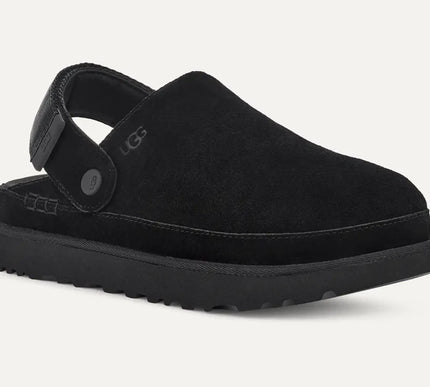 UGG Goldenstar Clog Black Suede Platform Womens US sizes 5-12-NEW
