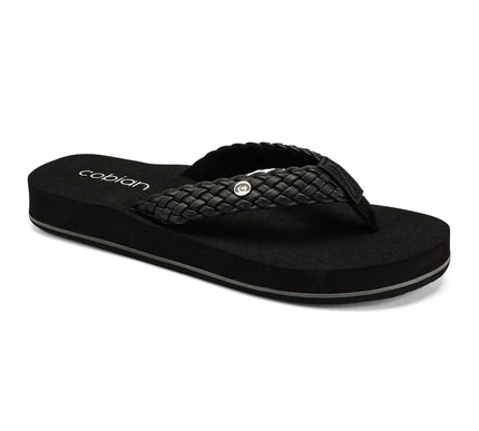 Cobian Braided Bounce Black Comfort Sandal Women's US Sizes 5-11 NIB!!