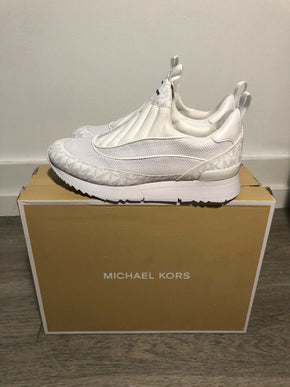Michael Kors Allie Stride Bright White Slip-on Sneaker Sizes 5-10/NEW!!!