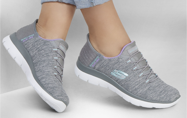 SKECHERS Summits Dazzling Haze Gray Multi Sneaker Women's sizes 5-12/NEW!!!