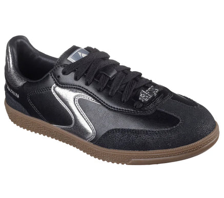 SKECHERS Hotshot Cool Glow Black Silver Sneaker Women's sizes 5-11/NEW!!!