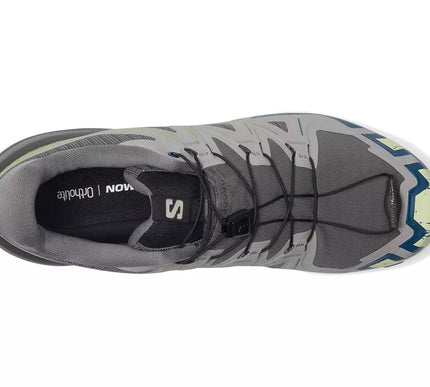 Salomon Speedcross 6 Castlerock/Lime/Poseidon Running Shoe Men's US Sizes 7-14
